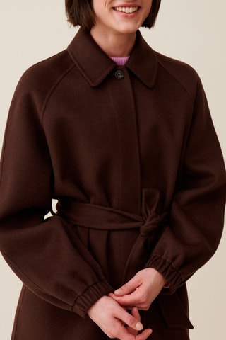 Manteau en laine - Marron