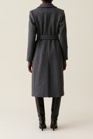 Manteau en laine - Gris foncé