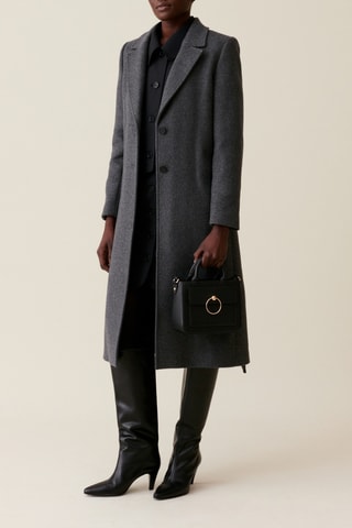 Manteau en laine - Gris foncé