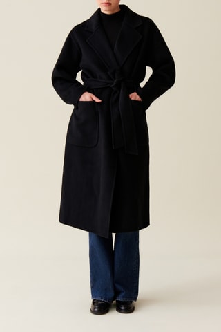 Manteau en laine - Noir
