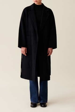 Manteau en laine - Noir