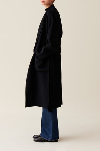 Manteau en laine - Noir