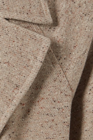 Manteau en laine et soie - Beige