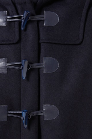Duffle-coat en laine - Bleu marine