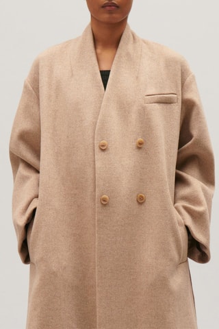 Manteau en laine - Beige