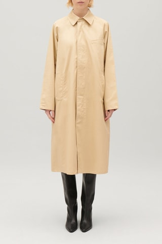 Veste longue réversible - Beige