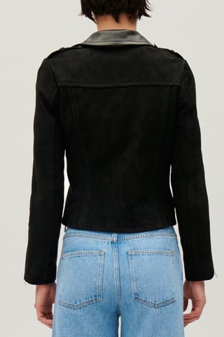 Veste en cuir  Noir