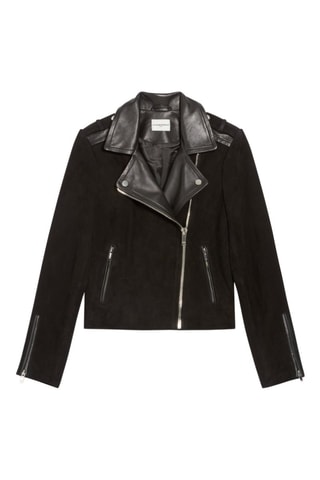 Veste en cuir  Noir