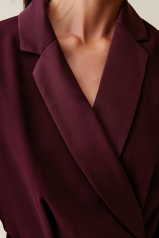 Robe portefeuille - Bordeaux