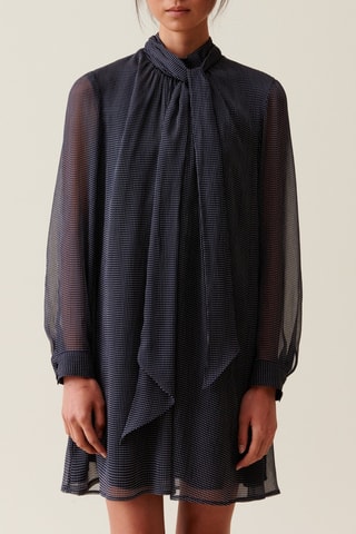 Robe patineuse - Bleu marine