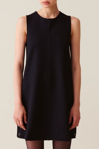 Robe droite - Bleu marine