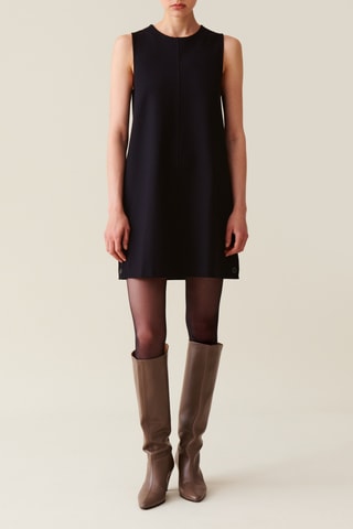 Robe droite - Bleu marine