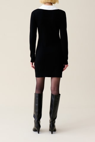 Robe pull en laine - Noir