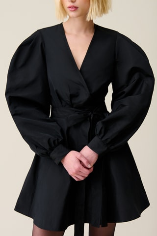 Robe portefeuille - Noir