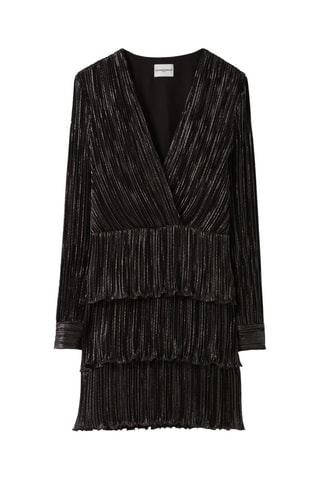 Robe plissée - Noir