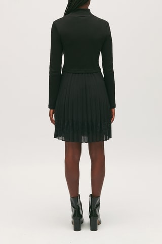 Robe plissée - Noir