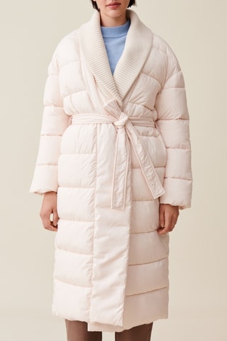 Doudoune longue - Beige