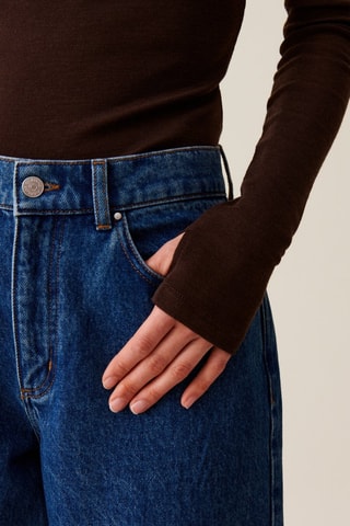 T-shirt en laine - Marron