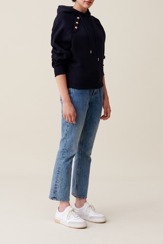 Sweat à capuche - Bleu marine