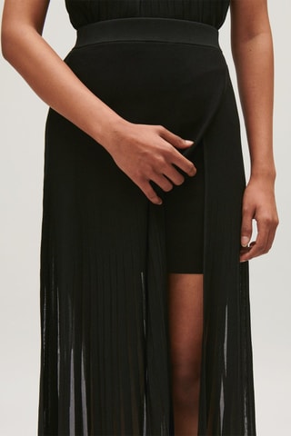 Jupe portefeuille - Noir