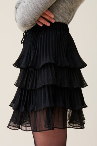 Jupe volantée - Noir