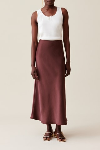 Jupe longue - Marron