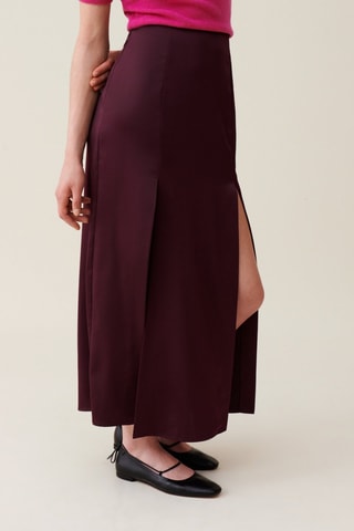 Jupe longue - Bordeaux