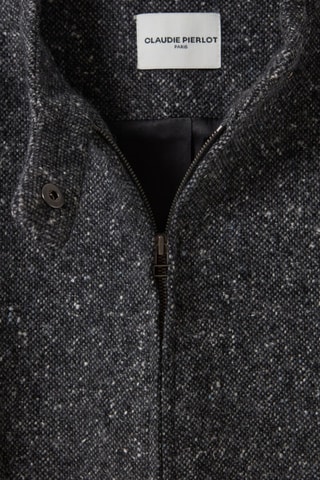 Blazer en laine et soie - Gris foncé