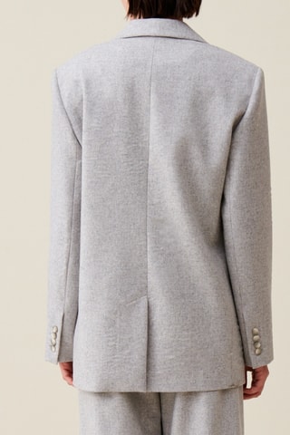 Blazer en laine - Gris clair