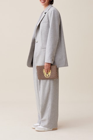 Blazer en laine - Gris clair