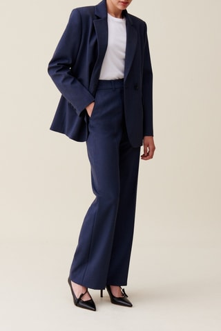 Blazer en laine - Bleu marine