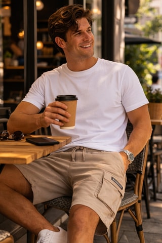 Bermuda cargo - Beige