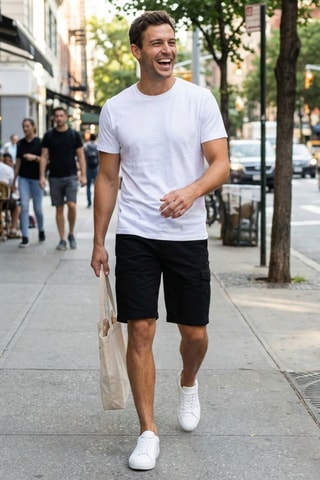 Bermuda cargo - Noir