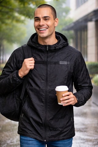 Veste à capuche - Noir