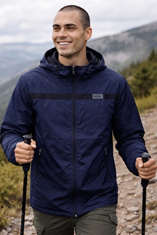 Veste à capuche - Bleu marine