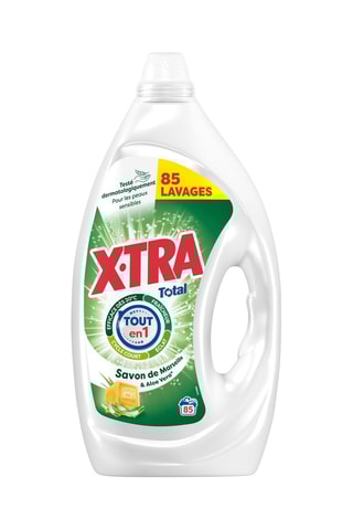 Lessive Total 4+1 Marseille et aloe vera XTra - 85 lavages - 3,82 l