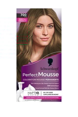 Coloration Perfect Mousse Schwarzkopf - Blond foncé 700