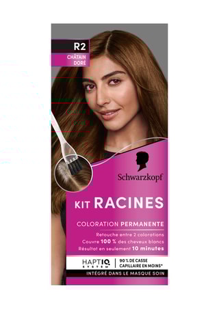 Coloration Kit Racines Schwarzkopf Châtain doré R2