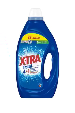 3 x Lessive Total 4+1 XTra - 27 lavages - 1,215 l