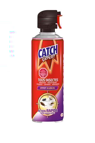 3 x Aérosol Tous Insectes Volants et Rampants catch expert - 400 ml