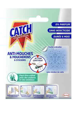 3 x 6 stickers Anti-mouches