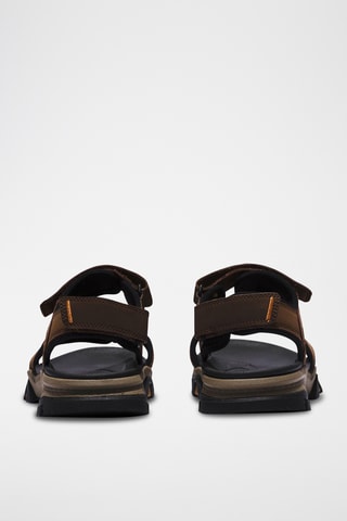 Sandales en cuir - Marron