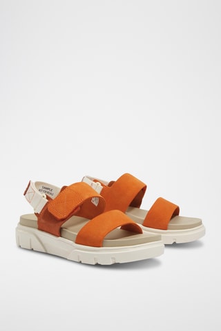 Sandales en cuir - Orange
