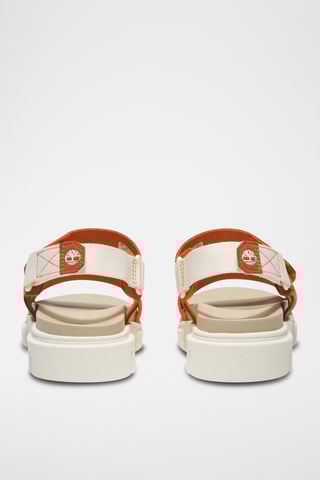 Sandales en cuir - Orange