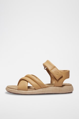 Sandales en cuir - Beige