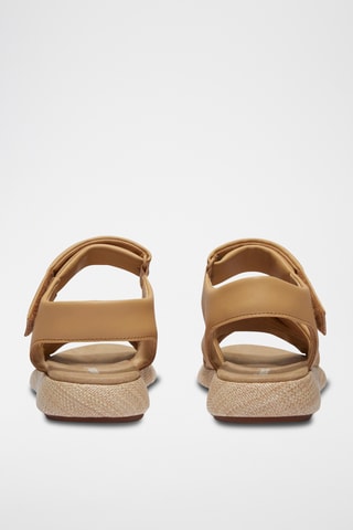 Sandales en cuir - Beige