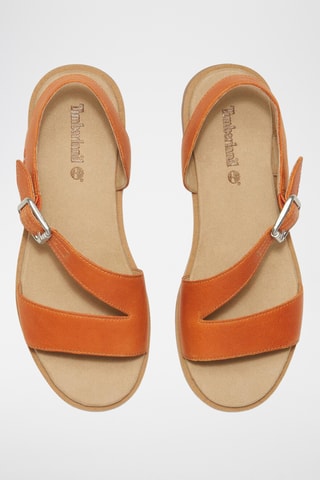 Sandales en cuir - Orange