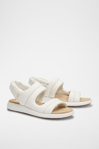 Sandales en cuir - Blanc