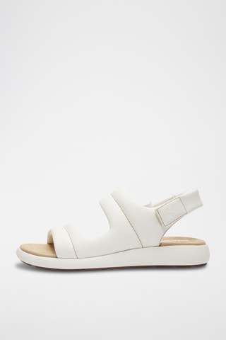 Sandales en cuir - Blanc