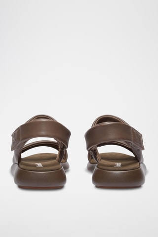 Sandales en cuir - Marron